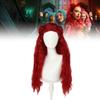 The Rise Descendants Of Red Women Wavy Wig Cosplay Headdress Show Decoration