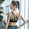 Women's Front Zipper Sports Bra - Shockproof, Yoga-Friendly, with Shaping and Beautiful Back Design for Autumn Fitness