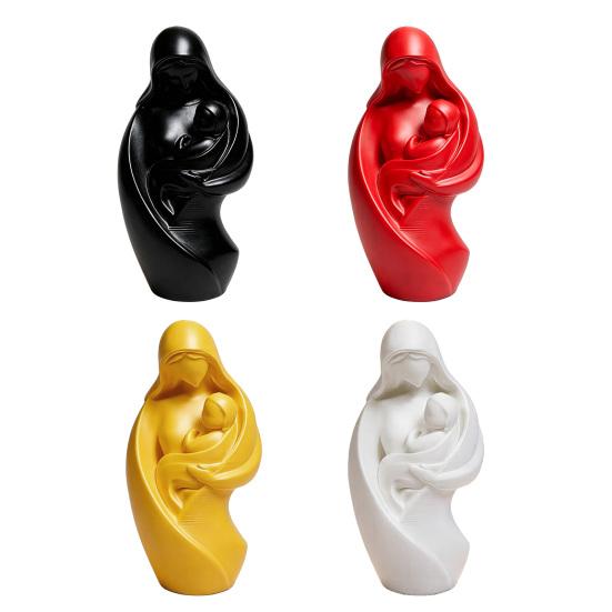 Mother Holding Newborn Sculpture 3D Printed Mom Baby Figurine New Mom Gifts for Mother's Day Easter Birthday