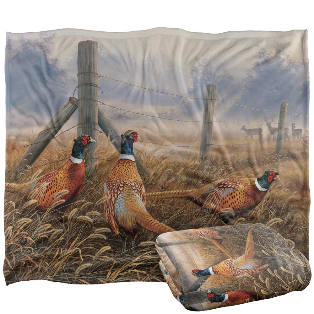 Wild Wings Pleasant Silky Pheasant Supersoft Blanket