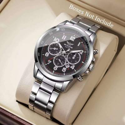 Luxuriöse Herren-Businessuhren, modische Datumsanzeige, Quarzuhr, Reloj Hombre