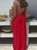 New Women's Strappy Cardigan Loose Backless Home Wear Dress