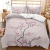 3D Printed Down Duvet Cover Pillowcase Flower Bedding Set for Kids, Home Decoration Gift for Teenagers