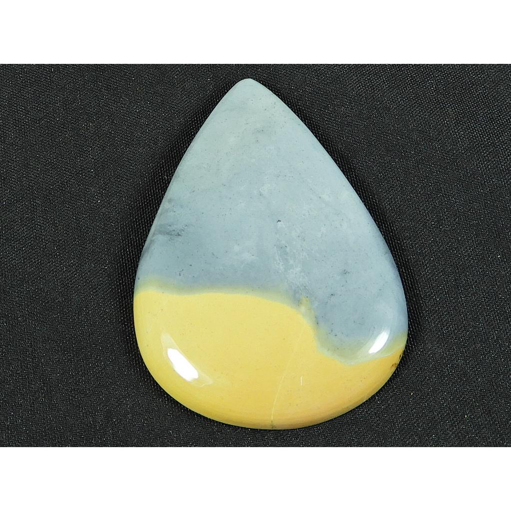 32X44X04MM Natural Malingano Jasper Pear Cabochon Loose Gemstone 62Cts. SK-4697