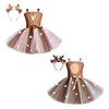 Reindeer Tutu Dress for Girls Children Clothes Princess Costume Birthday