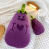Plush Toys Internet Celebrities New Face-changing Eggplant Doll Painting Expression Pack Eggplant Always Funny Doll