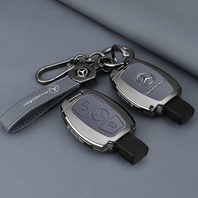 YEW1 Zinc Alloy Car Remote Key Cover Case Bag For Mercedes Benz A B C E Class GLS GLA GLK GLC CLS CLA AMG W204 W205 W212 W463 W176