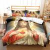 Jesus Virgin Mary Bedding Set Bedroom Twin Bedding Set Comforter Kids Adults Bed Duvet Cover Double King Comforter Home Decor