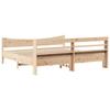 Solid Wood Bed with Headboard 180 X 200 Cm Pine
