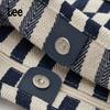 Lee Striped Canvas Tote Shoulder Bag