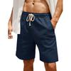 Men's Casual Shorts Summer Fashion Middle Pants Beach Style Simple Loose Drawstring Elastic Waist Jogging Sports
