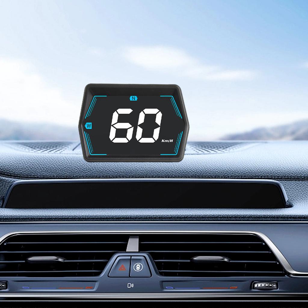 Driving Safety Night Driving HUD Head-Up Display Speed Information USB Powered Built-in Light Sensor High Resolution