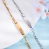 Personalize Custom Baby Girls Name Bracelet Stainless Steel Adjustable Kids Bracelet Gift to New Mom