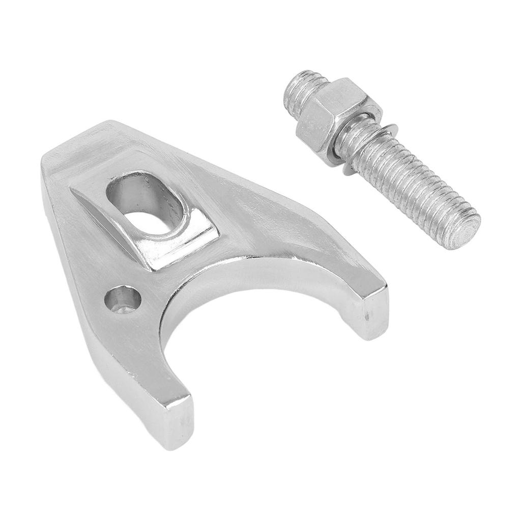 Distributor Clamp Chrome Billet Aluminum Hold Down Clamp with Bolt Replacement for CHEVY DISTRIBUTORS V8 V6