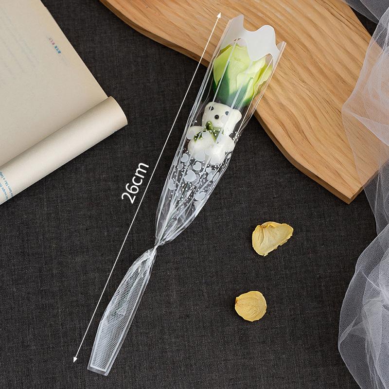 Artificial Soap Rose Bouquet Little Bear Soap Flower Diy Flower Bouquets Wedding Mother'S Day Valentine'S Day Gift Souvenirs