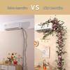 Rose Vine Artificial Flower Decor for Air Conditioner Pipes or Balcony Railings