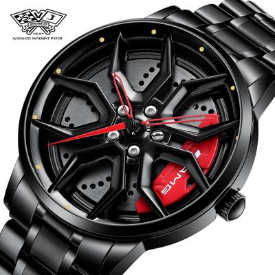 Orologio autentico SVJ S550 orologio da uomo con ruota cava forgiata orologio alla moda per la modifica dell'auto tridimensionale