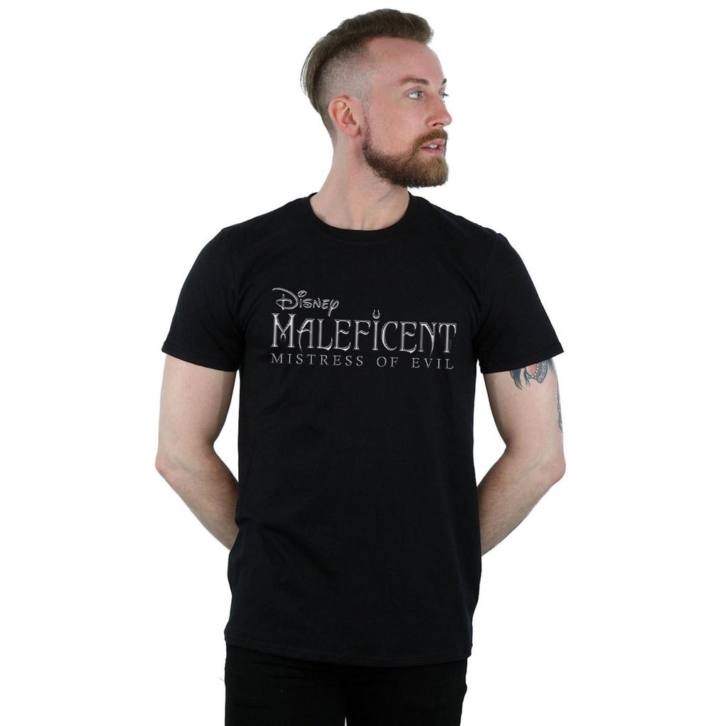 Disney Mens Maleficent Mistress Of Evil Logo T-Shirt