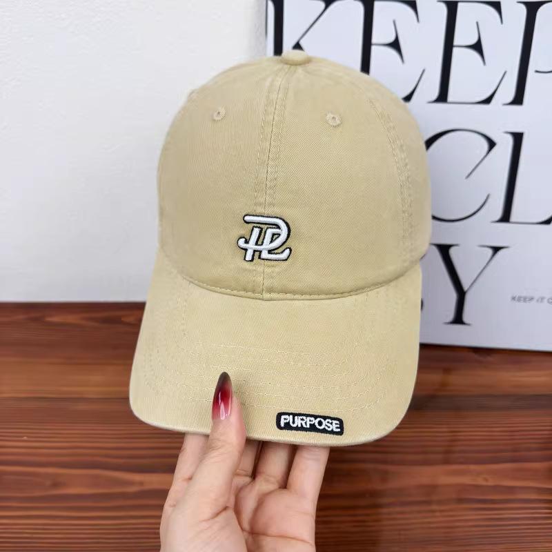 American New Letter Embroidery Soft Top Baseball Cap Children Spring and Summer Versatile Face Small Sunshade Cap Male Tide