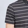 Antonio Men's Silk Blend Striped Polo Shirt