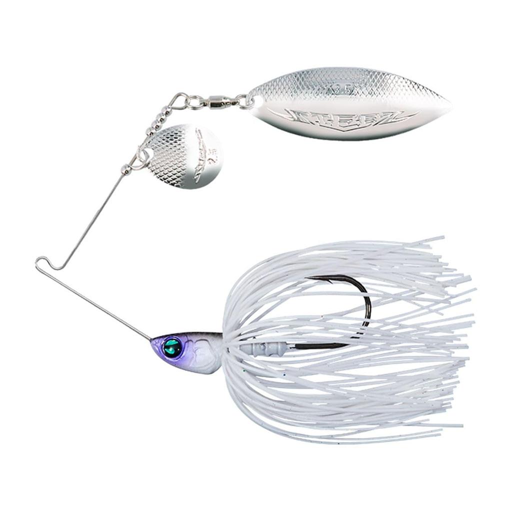 Daiwa Steez Spinnerbait Buzzbait TW Silver White 1/2oz