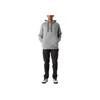 Jordan Dri-Fit Air Solid Logo Print Hooded Long Sleeve Sweatshirt Men Tops Gray DA9860-091