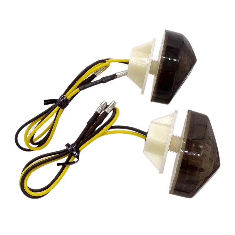 

1 пара мотоциклетного освещения, 15 светодиодных указателей поворота, мигалка для Honda CBR 600 RR CBR600 F4 F4i CBR900 CBR919 CBR600RR 900 красно-коричневый