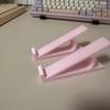 1 Pair Portable Keyboard Elevated Stand Raised Keyboard Angle Accessories Computer Keyboard Riser Plastic Monitor Holder