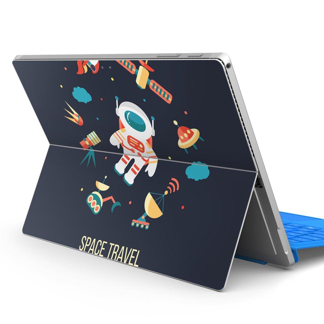 

igsticker Surface pro7 pro6 pro2017 pro4 эксклюзивный чехол для ноутбука чехол для ноутбука пленка наклейка аксессуар защита 013222 космическая ракета