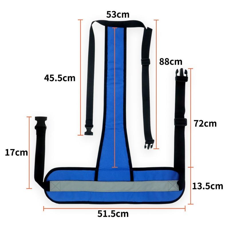 Medical Belt for Wheelchair Abdominal and Pelvic Area, High Fall Protection, Belt for Adults, One Size 200 Cm Adjustable