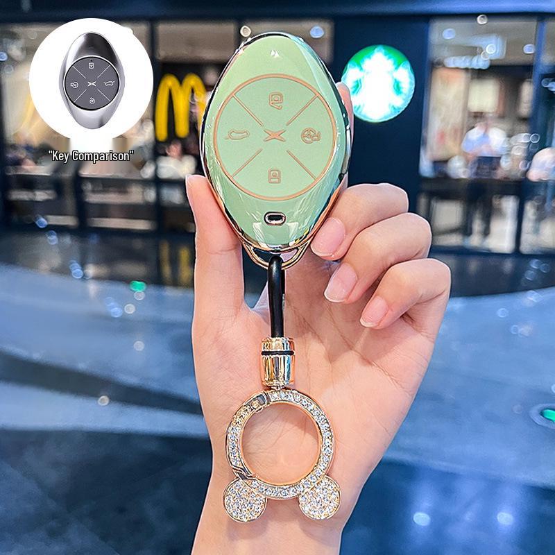 Premium Key Cover & Keychain for Xiaopeng P7, G6, New P7i, P5, G3, G3i, G9 Models