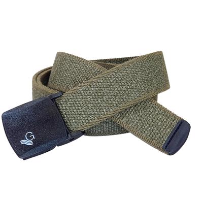 [Dr. Chronos] GEVAERT Belt GVT-1062 KH Sandstone Belt with Plastic Buckle, Khaki, Lightweight Buckle, Stretchable Elastic Belt