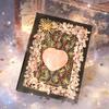 Natural High Quality Crystal  Magic Book Love Moon Crystal Decorative Notebook