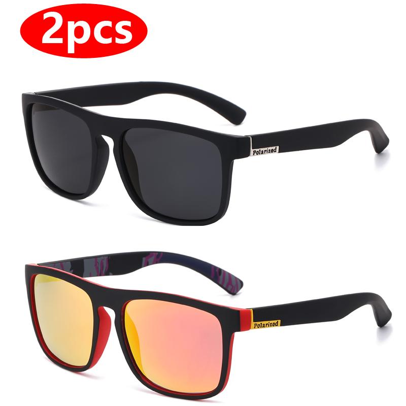 2pcs/3pc Cycling Sports Sunglasses Men Women Outdoor Cycling Sun Glasses Men Fishing Sunglasses Unisex UV400
