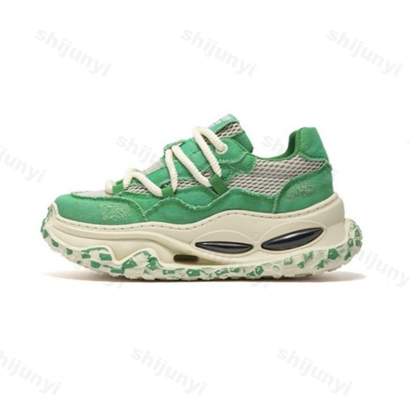 Fashion Niche Fashion Design Casual Non Slip Shoes for Men 2025 Autumn New Mesh Breathable Versatile Low Top Comfortable Chunky sneakers