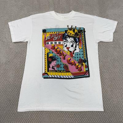 Vintage 80er Stray Cats Blast Off T-Shirt Klassisch Vollgröße PN118 Unisex T-Shirt