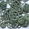 Zinc Zinc Alloy DIY Jewerly Accessories 10 Color Mixed Gear Decoration Punk Steam Gear Pendant  Craft Lovers