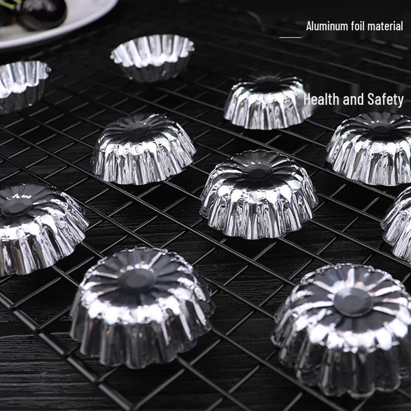 Disposable Chrysanthemum Tart Foil Molds