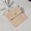 High-End Luxury Snap Button Microfiber Jewelry Storage Bag
