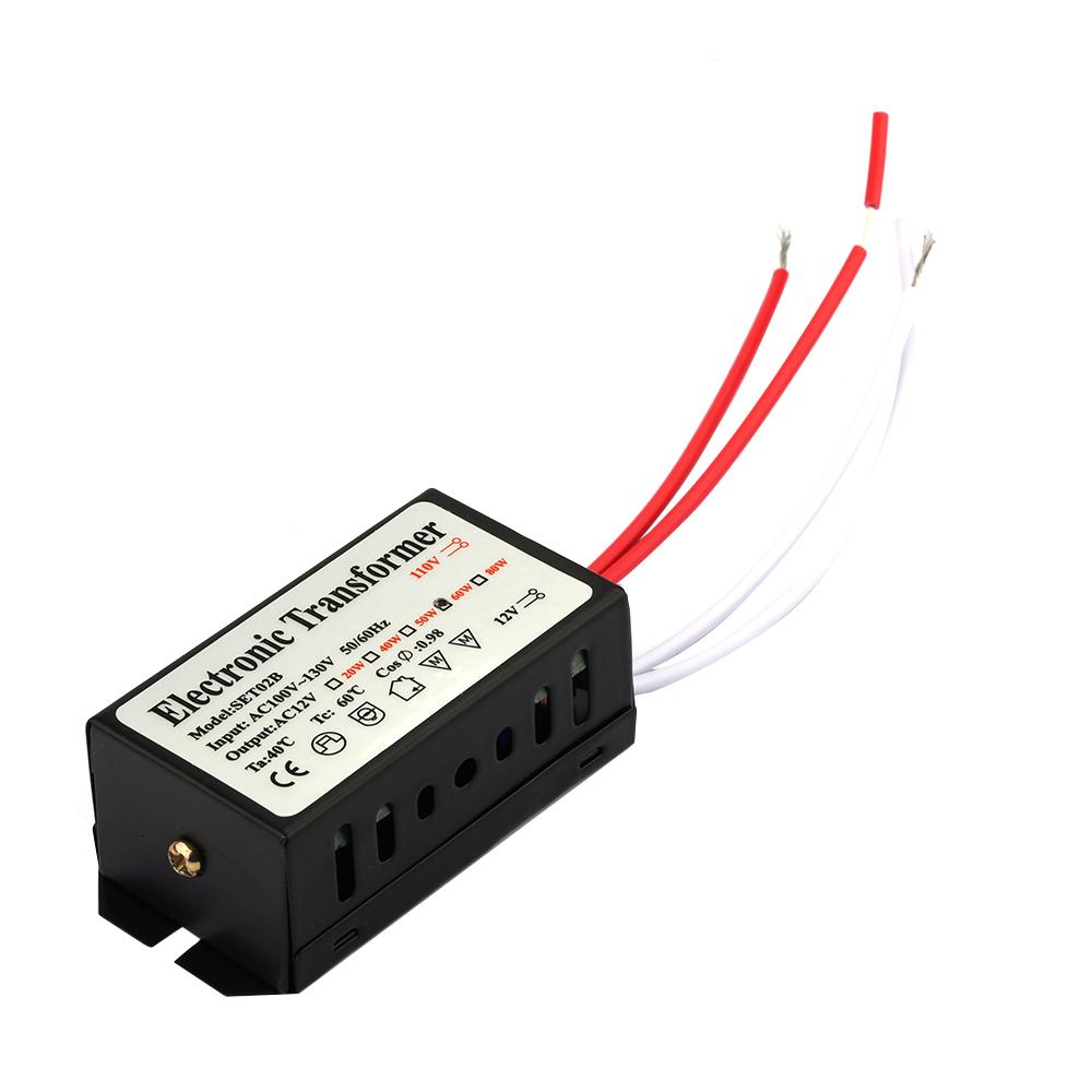

Sufficient Power Electronic Transformer For Halogen Lamp AC 110V To AC12V 60W/160W Power Supply Accessories