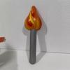 Children's PVC Inflatable Flame Torch Toy for Night Market, Stall Games, and Kindergarten Play.