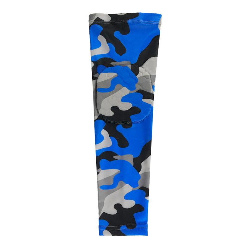 Camouflage Honeycomb Nylon Arm Guard Anti Skid Anti Collision Basketball Training Breathable Sunscreen Sleeves Sports Gear