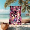 Japanese artist Koyoharu Gotouge's Demon Slayer beach towel, outdoor camping vacation swimming beach towel, outdoor absorbent bath towel blanket K18