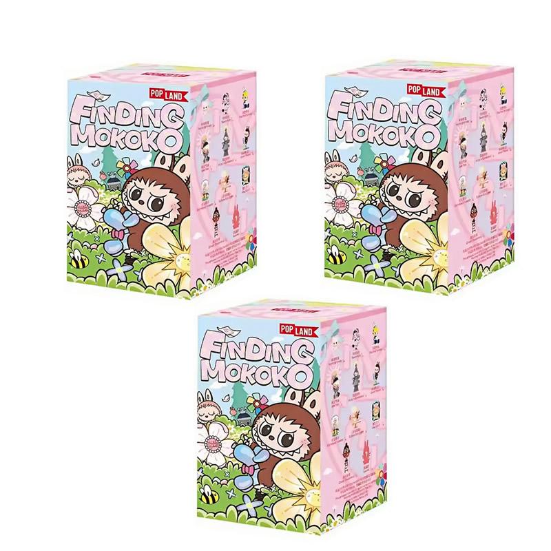 

Finding MOKOKO Series Blind Box Action Figure Mystery Box Replica Labubu Подвеска Аниме Фигурка Игрушки Настольные Украшения Коллекция Подарков 3Pcs