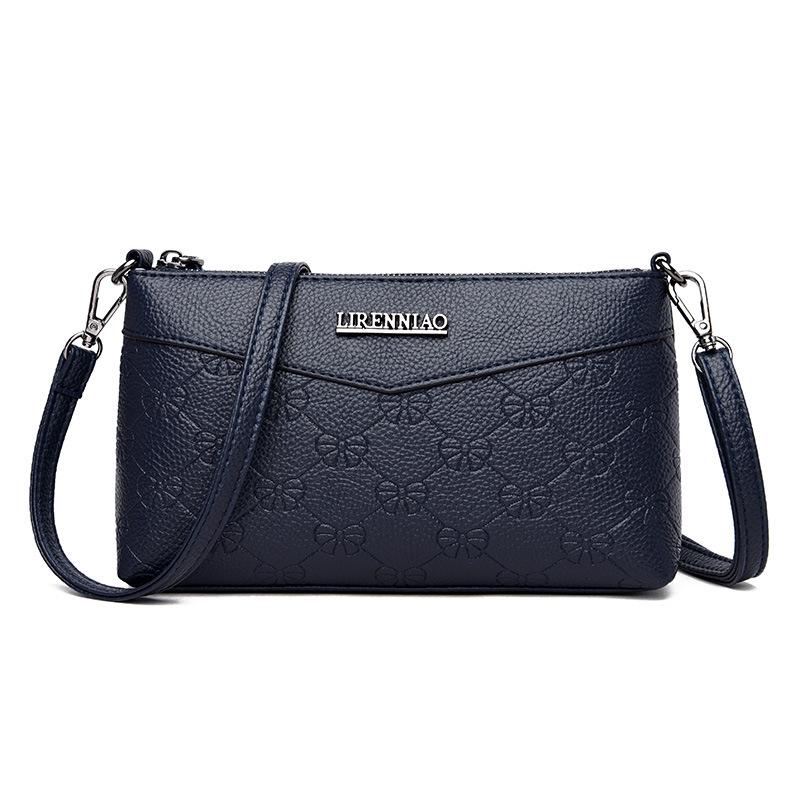 Small bag women's bag 2025 new mini clutch bag shoulder bag textured soft leather middle-aged mother bag messenger bag