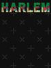 Last Bronx Harlem Texted Based | Colorful Abstract Paint Design Classic T-Shirt
