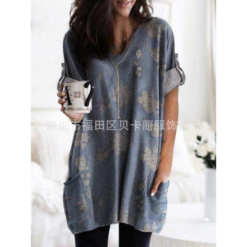 DICIFY Blusas y camisas de cuello en V de manga larga para otoño e invierno de moda para mujer