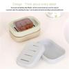 Neue Badezimmer Schüssel Platte Fall Hause Dusche Reise Wandern Halter Container Seife Box Kunststoff Seife Box Dispenser Seife Rack