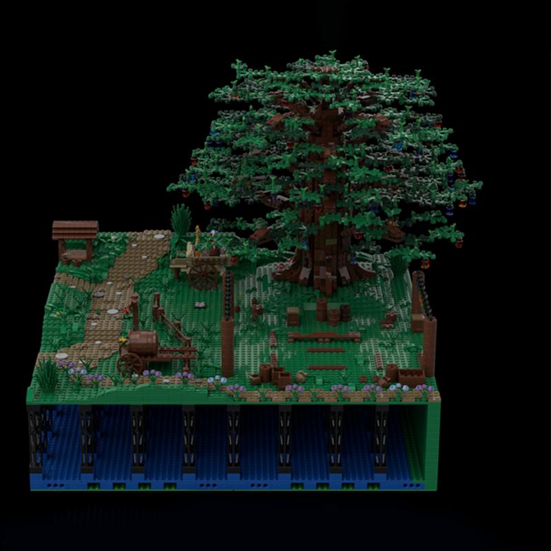 4245pcs MOC Hobbiton Section 8 And 9 Hobbit Lord Rings Model Building Blocks Construction Toys Christmas Gifts Brick Kids Idea
