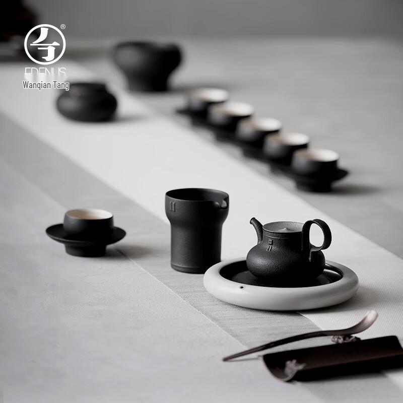 Edenus Black Iron Glaze Ceramic Tea Set